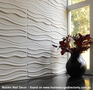 3dwall linings wallart wall decor wave pattern