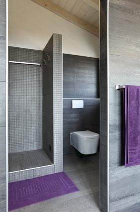Colour of the year 2014 - Radiant Orchid - Bathroom renovation