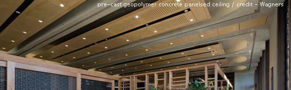 Pre-cast geopolymer concrete panels