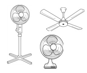 types of fans