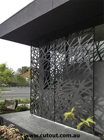 Cutout Cladding Perforated