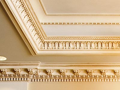 Detailed cornices