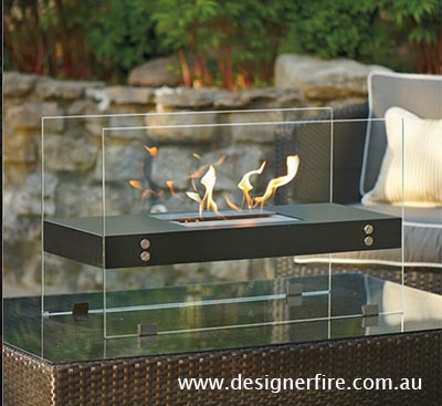 Designer Fire fireplace example