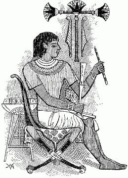 ancient egyptian folding chair