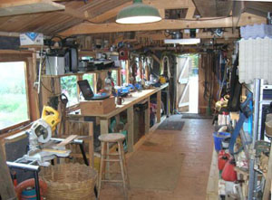 A tidy shed
