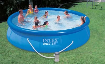 Low cost swimmimg pool from Intex